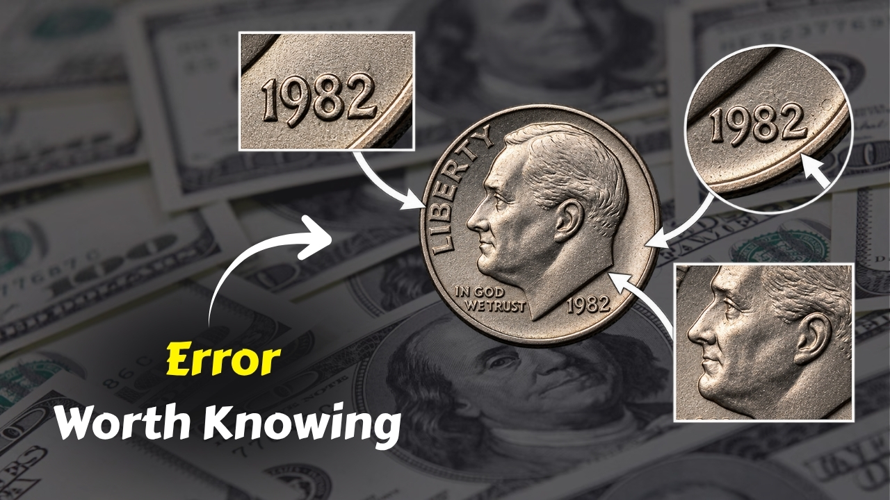 1982 No-P Roosevelt Dime: A Famous U.S. Coin Error Worth Knowing