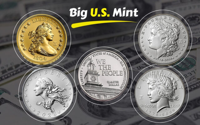 Big U.S. Mint Week Features Morgan, Peace & 1804 Gold Sets