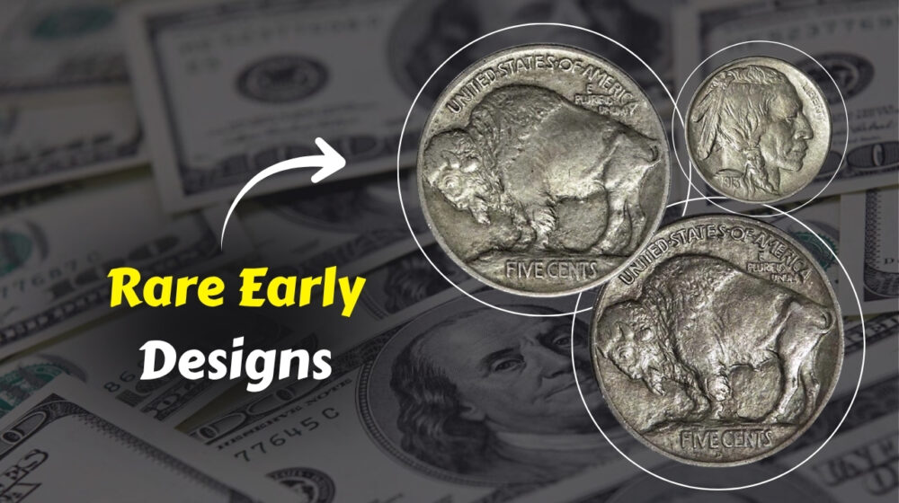 1912 Buffalo Nickel Electrotrials by James Earle Fraser: Rare Early Designs
