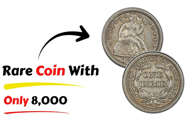 1866 Liberty Seated Dime: Rare Coin With Only 8,000 Minted