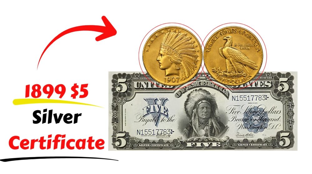 1899 $5 Silver Certificate: The Story of Running Antelope