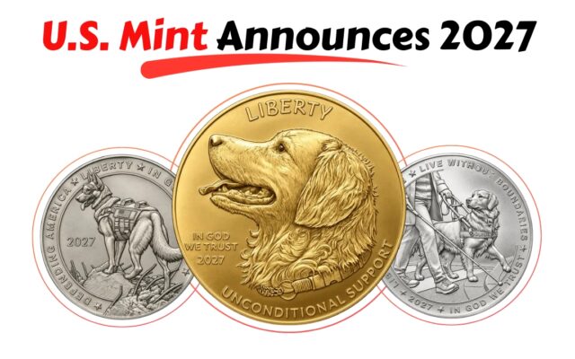 U.S. Mint Announces 2027 Working Dogs Coins Honoring K-9 Heroes