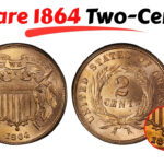 Rare 1864 Two-Cent FS-1901 Coin With Indian Cent Overstrike