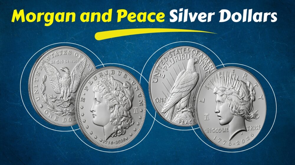 U.S. Mint Unveils 1776–2026 Diamond Morgan and Peace Silver Dollars