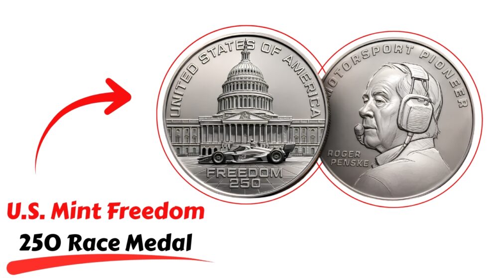 Only Hours Left to Order the U.S. Mint Freedom 250 Race Medal