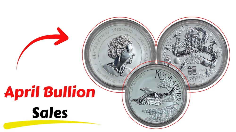 April Bullion Sales at Perth Mint Show Mixed Performance