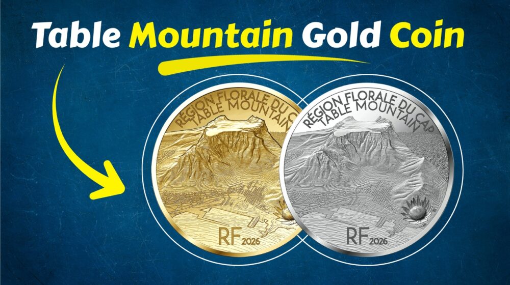 Rare Table Mountain Gold Coin: Only 10 Made by Monnaie de Paris