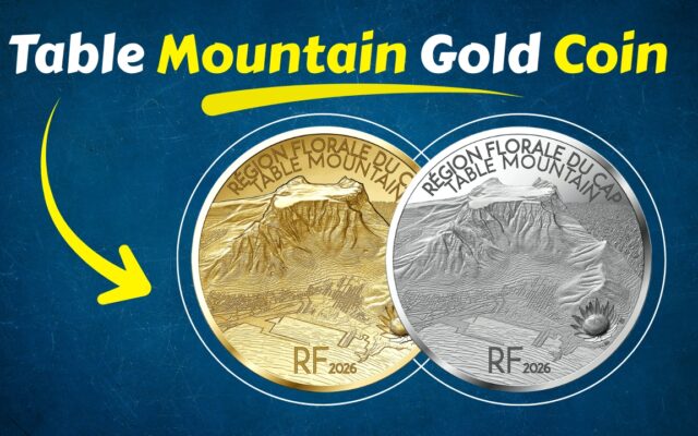 Rare Table Mountain Gold Coin: Only 10 Made by Monnaie de Paris