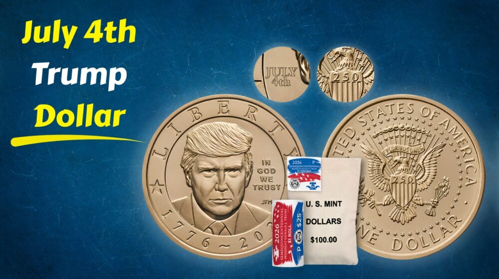 Rare July 4th Trump Dollar Found Before U.S. Mint Release