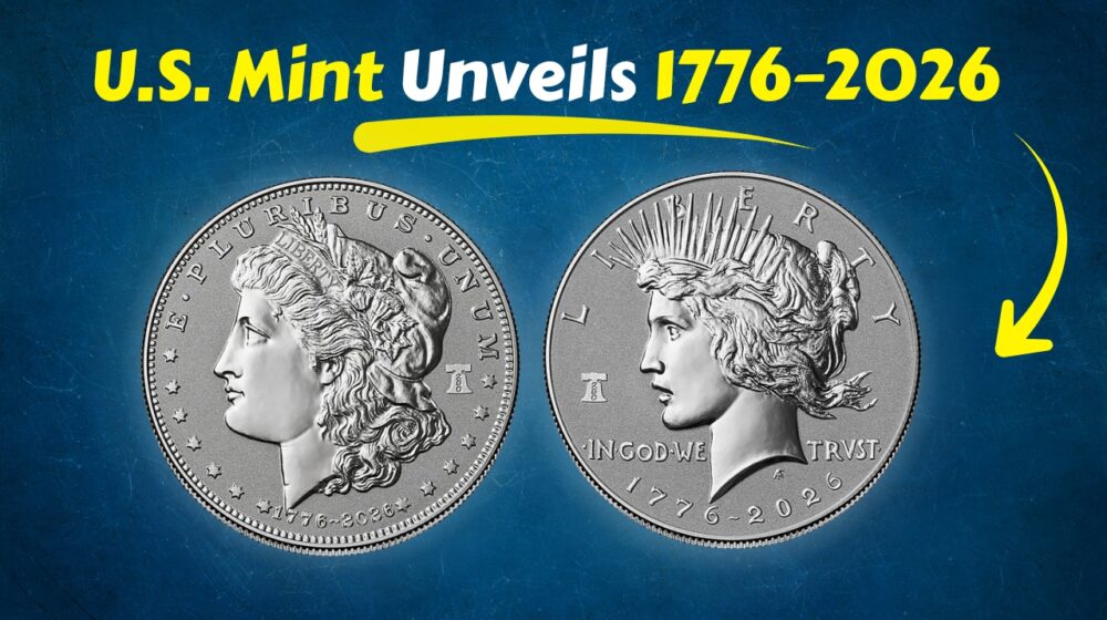 U.S. Mint Unveils 1776–2026 Morgan and Peace Silver Dollars