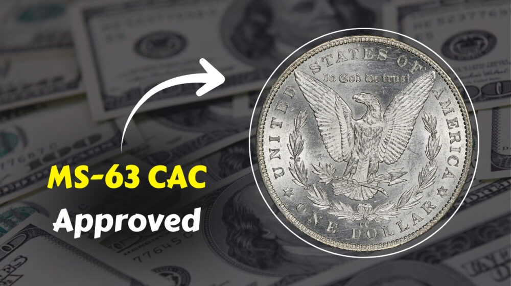 1889-CC Morgan Silver Dollar MS-63 CAC Approved – Rare Carson City Coin